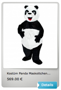 +++ Panda Lauffigur Kostüm ist Maskottchen des Tages +++ Panda 53a Panda 200b Panda 105a Panda 444pa4-05 Panda 444pa5-07
