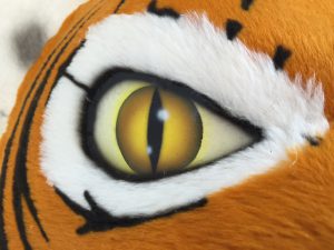 Tiger-Kostüm-Lauffigur